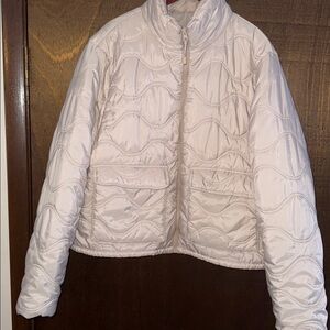 Mens 2X beige puffer jacket